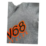 Sun68 Felpa tinta unita con Cappuccio E Stampa Grigio per Bambino F41313 GRIGIO SUN68 