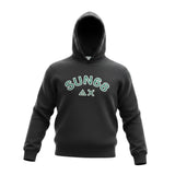 Sun68 Felpa tinta unita con Cappuccio E Stampa Nero per Bambino F42312 NERO SUN68 