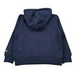 Sun68 Felpa tinta unita con Cappuccio E Stampa Blu per Bambino F45321X BLU SUN68 