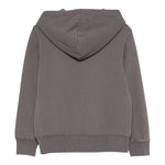 Sun68 Felpa Xhiusa con Cappuccio tinta unita Grigio per Bambino F45336 GRIGIO SUN68 