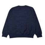 Sun68 Maglia Girocollo tinta unita con Logo Blu per Bambino K45301 BLU SUN68 