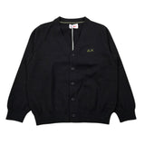 Sun68 Cardigan Tinta Unia con Logo Nero per Bambino K45303 NERO SUN68 