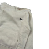 Sun68 Maglia tinta unita con Cappuccio Panna per Bambino K45313 PANNA SUN68 
