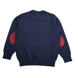 Sun68 Maglia Girocollo tinta unita con Taschino Blu per Neonato K45347N BLU SUN68 