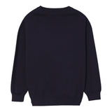Sun68 Maglia Girocollo tinta unita con Stampa Blu per Bambino K453522 BLU SUN68 