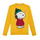 Sun68 Maglia Girocollo tinta unita con Stampa Giallo per Bambino K453522 GIALLO SUN68 