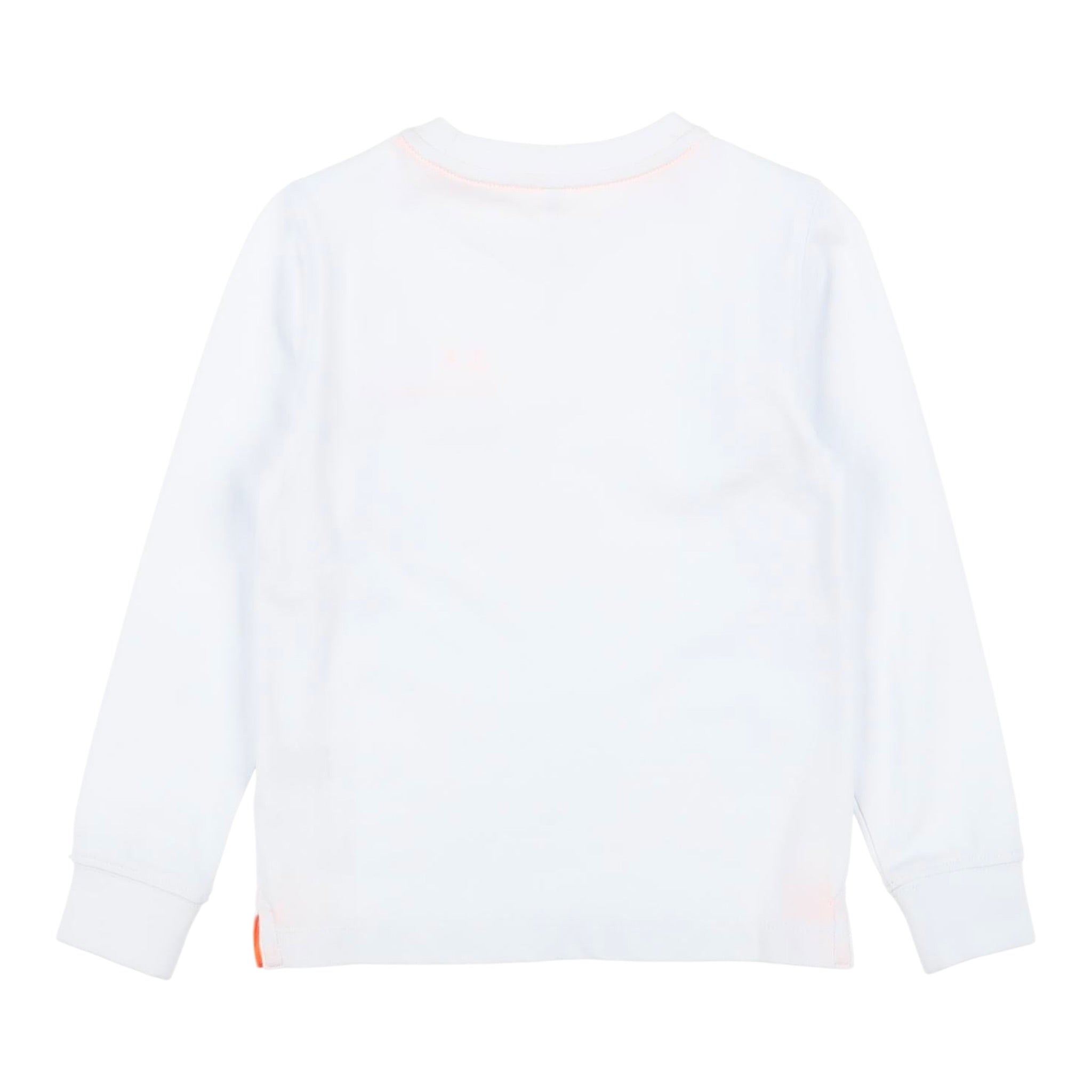 Sun68 Shirt Girocollo tinta unita Bianco per Bambino T41317 BIANCO SUN68 