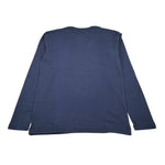 Sun68 Shirt Girocollo tinta unita con Logo Blu per Bambino T42314 BLU SUN68 