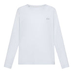 Sun68 Shirt Girocollo tinta unita con Logo Bianco per Bambino T45305 BIANCO SUN68 