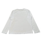 Sun68 Shirt Girocollo tinta unita con Logo Bianco per Bambino T45305 BIANCO SUN68 