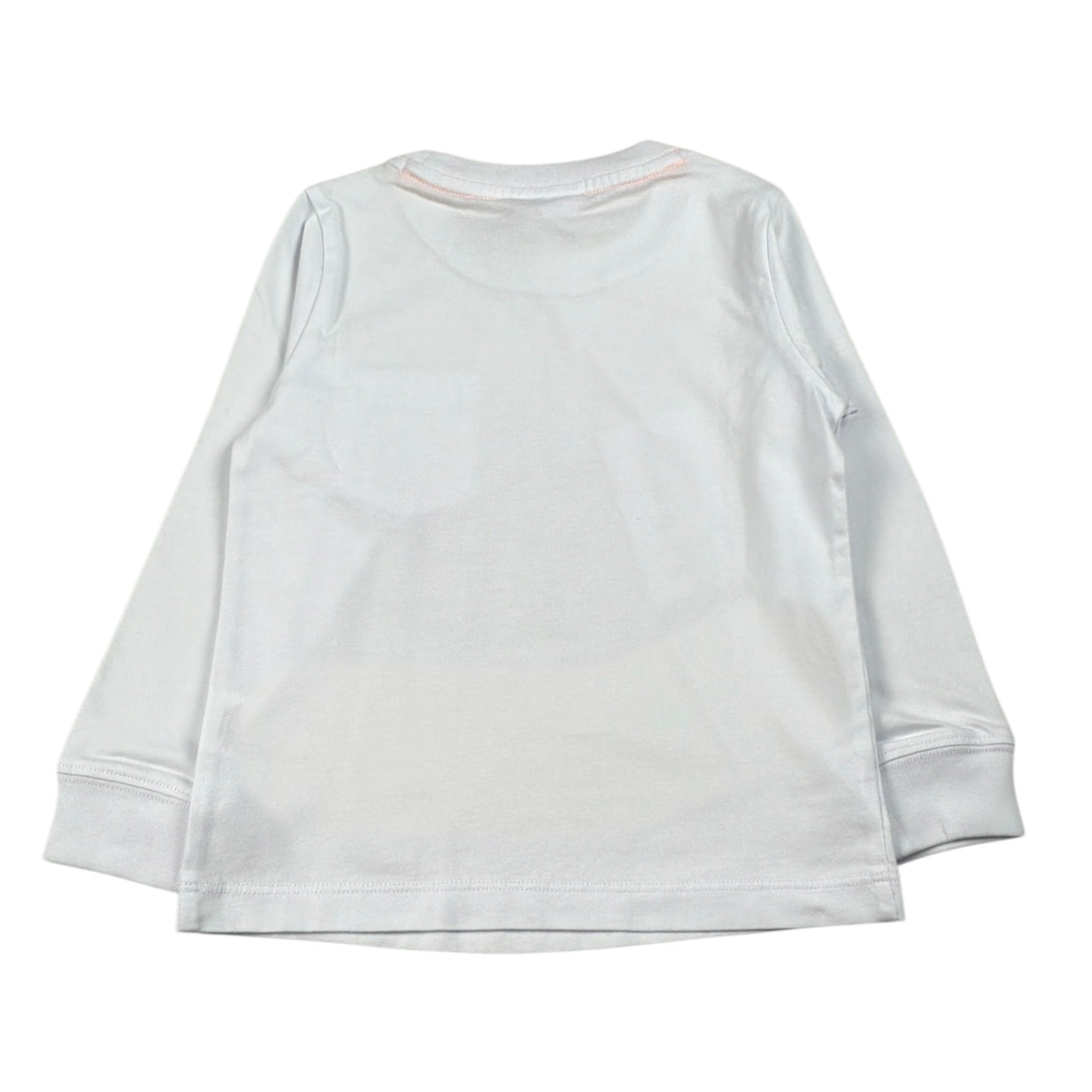 Sun68 Shirt Girocollo tinta unita con Taschino Bianco per Neonato T45312 BIANCO SUN68 