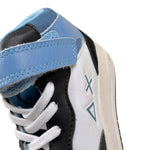 Sun68 Sneakers Collo Alto con Lacci Azzurro per Bambino Z45350 AZZURRO SUN68 