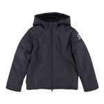 Suns Giubbino tinta unita con Cappuccio Nero per Neonato GBS5338UB NERO SUNS 
