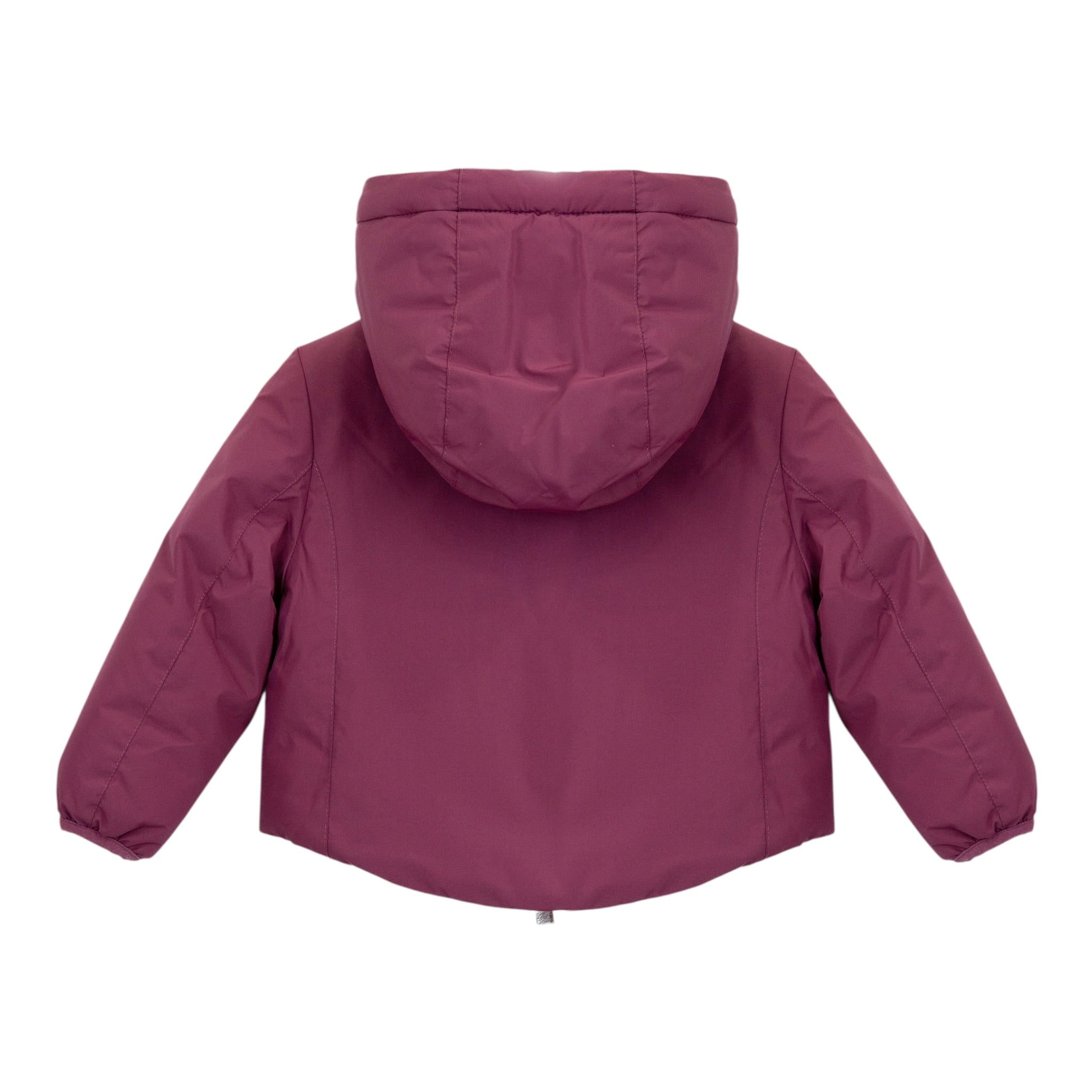 Suns Giubbino tinta unita con Cappuccio Fuxia per Bambina GBS5354DBJ FUXIA SUNS 