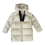 Suns Giubbino tinta unita con Cappuccio Beige per Bambina GBS63070 BEIGE SUNS 