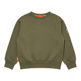 Suns Felpa tinta unita Girocollo Verde per Bambino MFS6306U VERDE SUNS 
