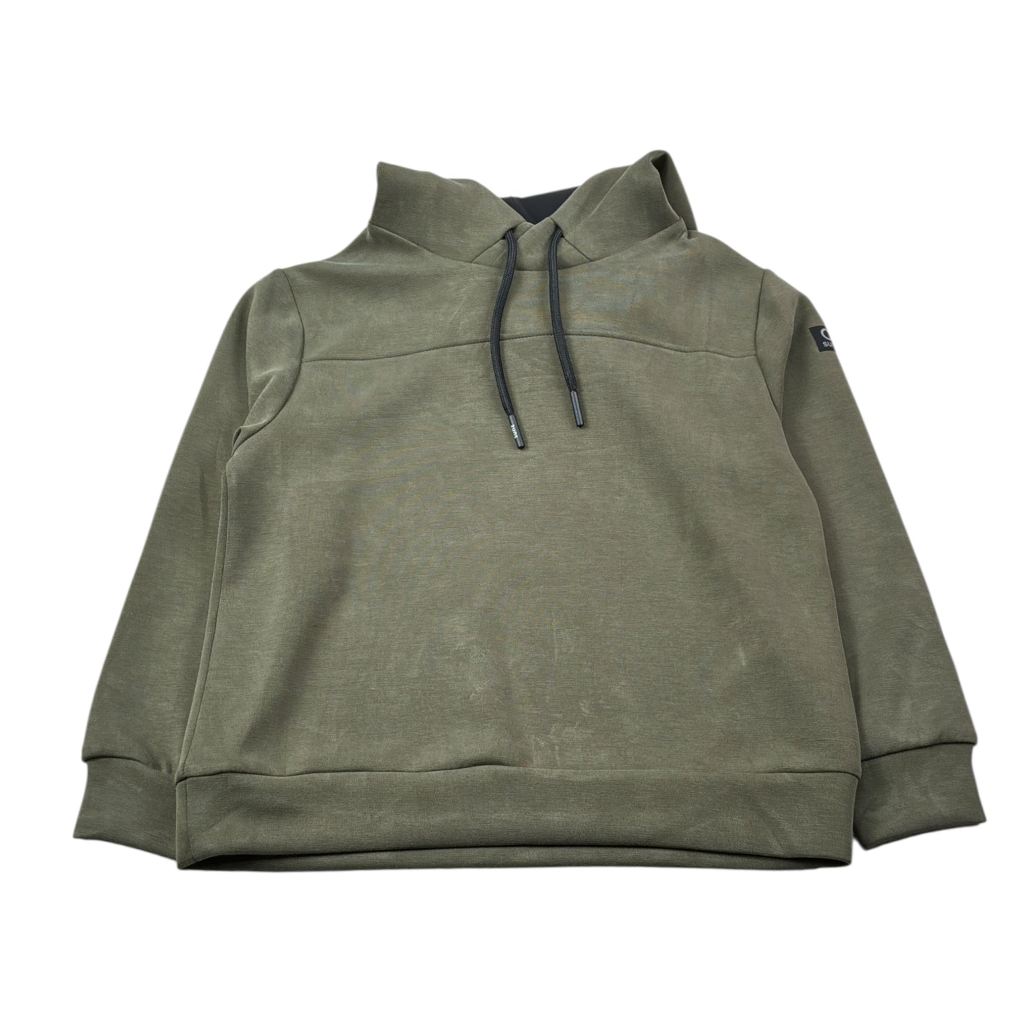 Suns Felpa Chiusa con Cappuccio tinta unita Verde per Bambino MFS6316U VERDE SUNS 