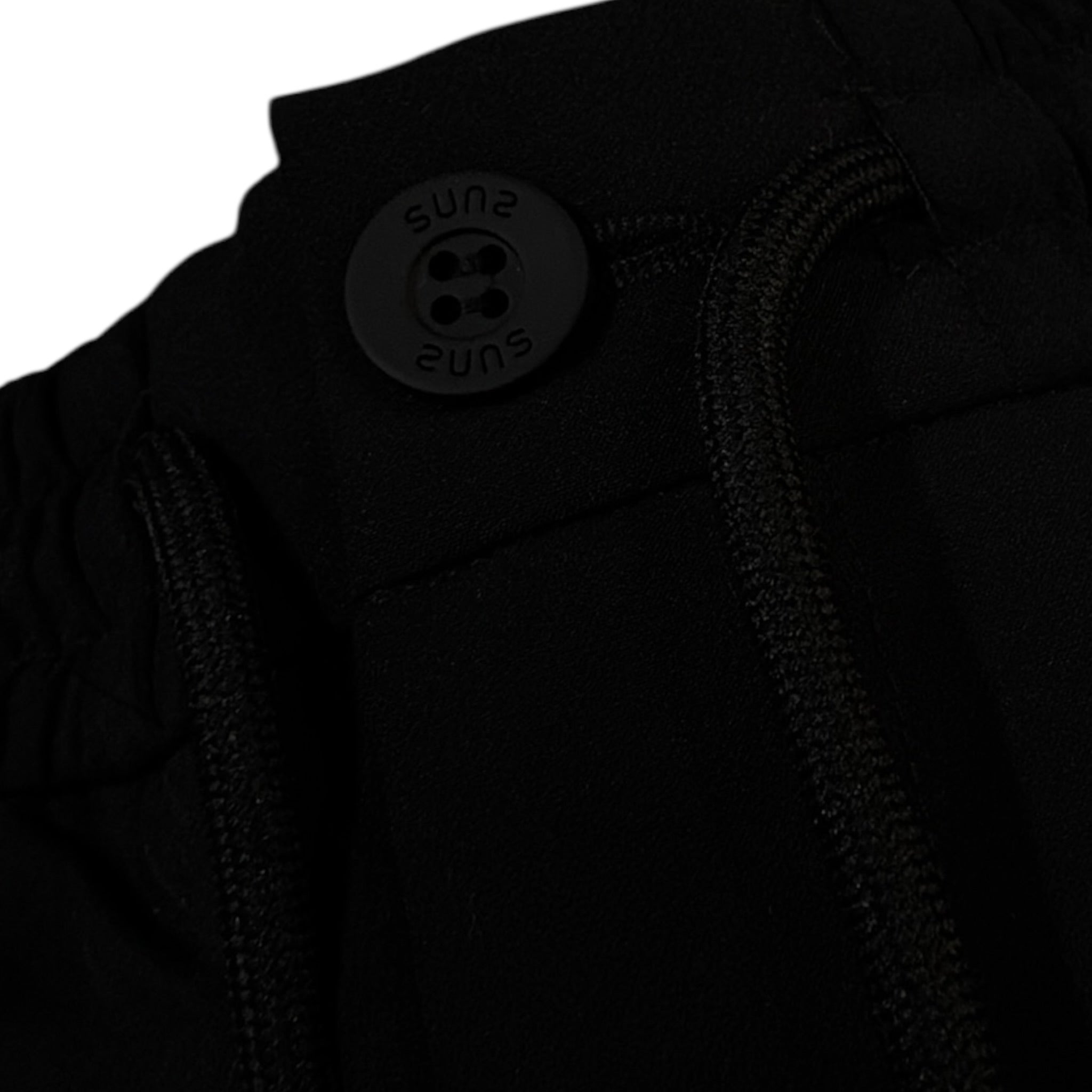 Suns Pantalone tinta unita con Elastico In Vita Nero per Bambino PTS6301U NERO SUNS 