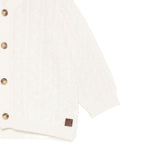 Tartine Et Chocolat Cardigan tinta unita Panna per Bambino CB18001 PANNA TARTINE ET CHOCOLAT 