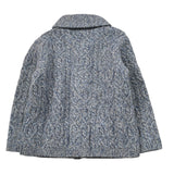 Tartine Et Chocolat Cardigan tinta unita con Colletto Blu per Bambino CB18011J BLU TARTINE ET CHOCOLAT 