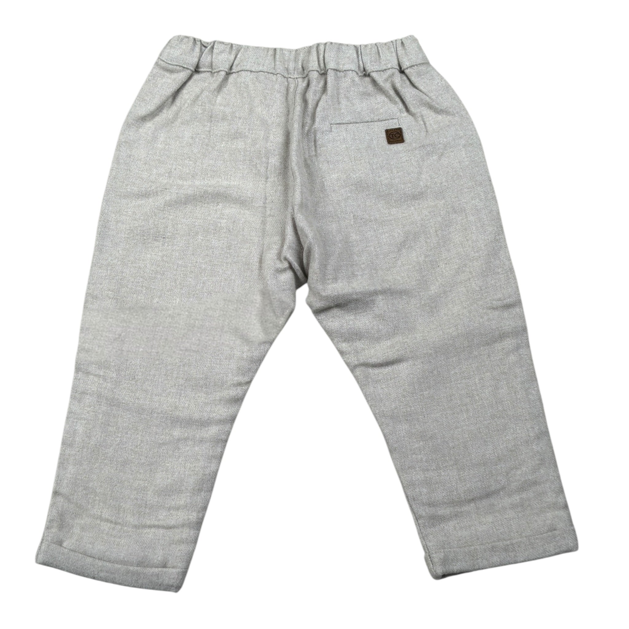 Tartine Et Chocolat Pantalone tinta unita con Girovita Regolabile Beige per Neonato CB22051 BEIGE TARTINE ET CHOCOLAT 