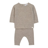 Tartine Et Chocolat Completo 2 Pezzi Maglia-Pantalone tinta unita Beige per Neonato CB36040 BEIGE TARTINE ET CHOCOLAT 