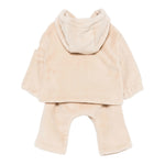 Teddy E Minou Completo 2 Pezzi Felpa-Pantalone tinta unita Beige per Neonato A25TDF005PE022 BEIGE TEDDY E MINOU 