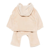 Teddy E Minou Completo 2 Pezzi Felpa-Pantalone tinta unita Beige per Neonato A25TDF005PE022 BEIGE TEDDY E MINOU 