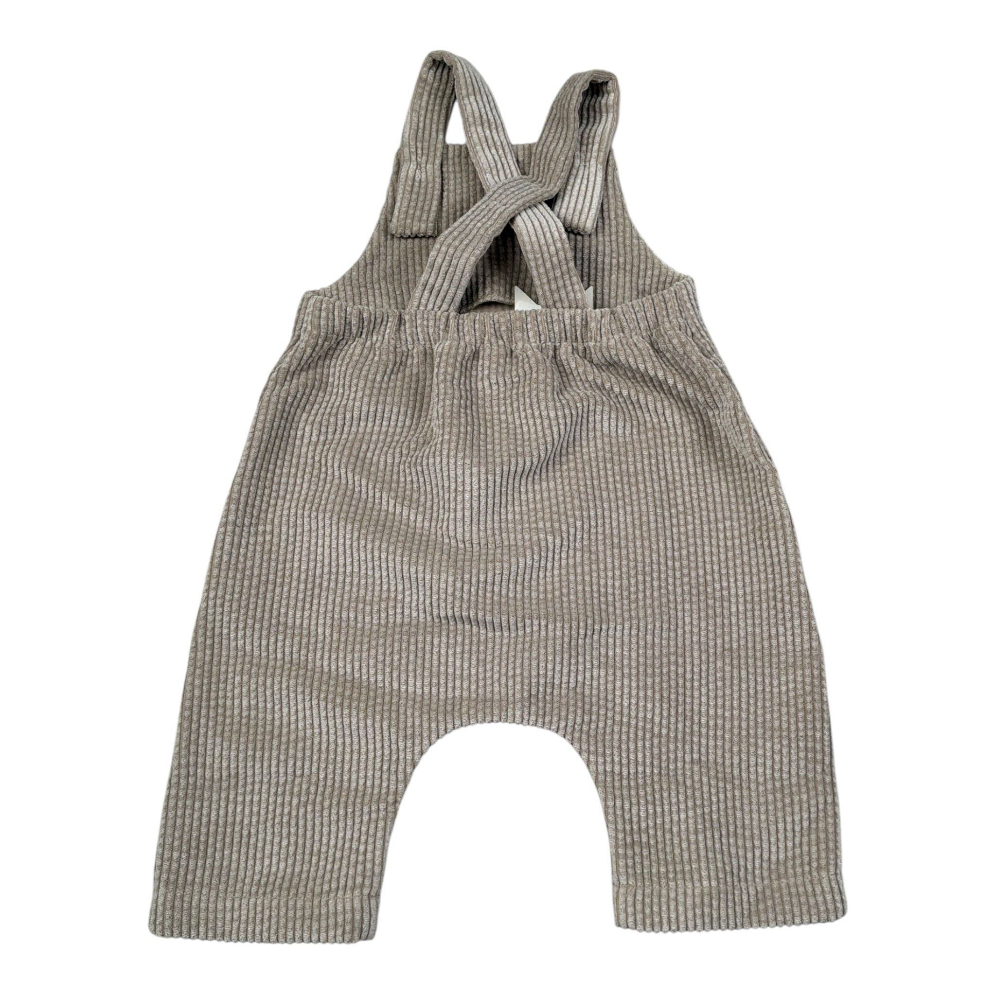 Teddy E Minou Completo 2Pz Salopette-Shirt Beige per Neonato A25TDS0001V0020 BEIGE TEDDY E MINOU 