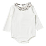 Teddy E Minou Body Manica Lunga tinta unita con Colletto Panna per Neonata A25TMB0002M0115 PANNA TEDDY E MINOU 
