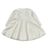Teddy E Minou Abito tinta unita In Pelliccia Bianco per Neonata A25TVL0001PE022 BIANCO TEDDY E MINOU 