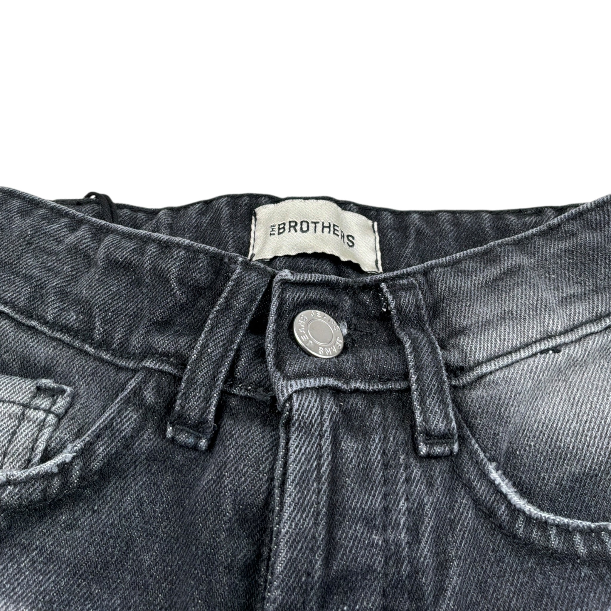 The Brothers Jeans tinta unita con Girovita Regolabile Nero per Bambino TK030 NERO THE BROTHERS 
