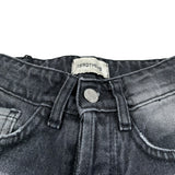 The Brothers Jeans tinta unita con Girovita Regolabile Nero per Neonato TK030N NERO THE BROTHERS 