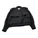 The M.. Giubbino tinta unita con Zip E Colletto Nero per Bambina 023660 NERO THE M.. 