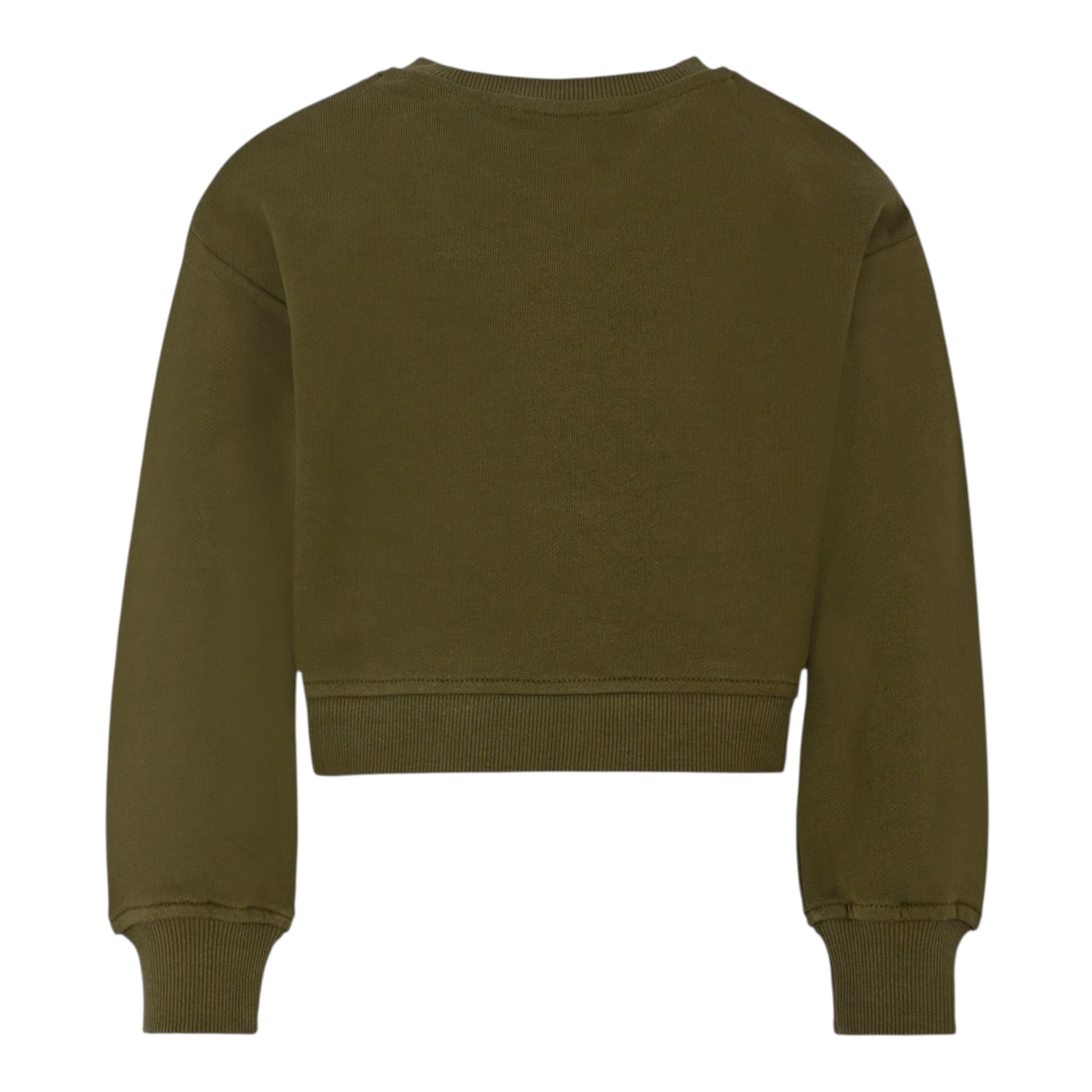 The Marc Jacobs Felpa Chiusa Girocollo tinta unita con Brillantini Verde per Bambina W60263 VERDE THE MARC JACOBS 