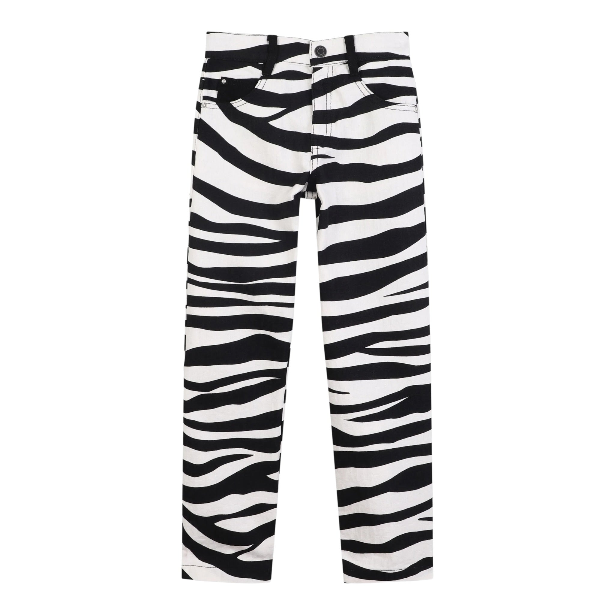 The Marc Jacobs Jeans Fantasia Zebrata Bicolore Bianco/Nero per Bambina W60591 BIANCO/NERO THE MARC JACOBS 