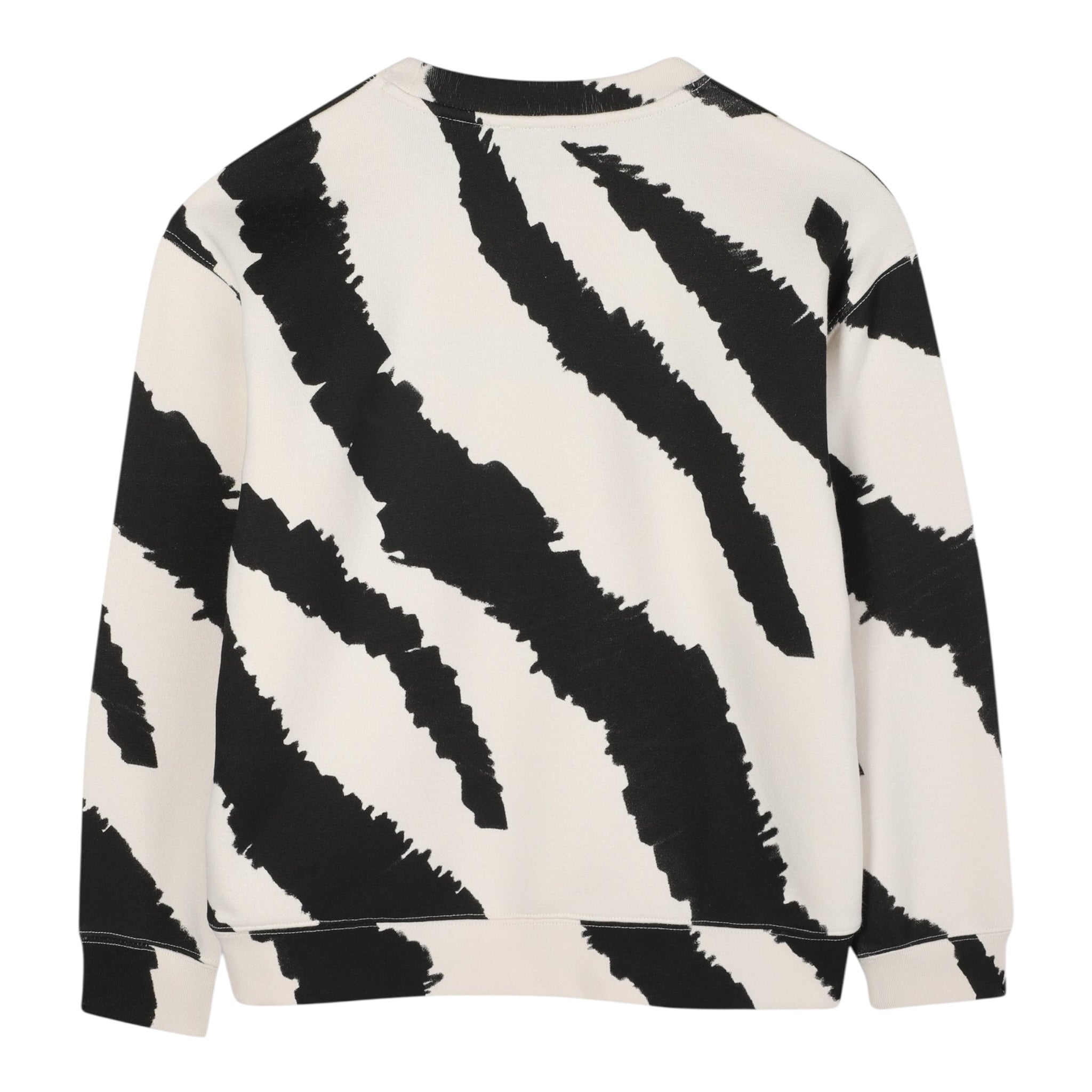 The Marc Jacobs Felpa Chiusa Girocollo tinta unita con Stampe Panna per Bambino W60625 PANNA THE MARC JACOBS 