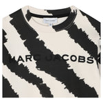 The Marc Jacobs Felpa Chiusa Girocollo tinta unita con Stampe Panna per Bambino W60625 PANNA THE MARC JACOBS 