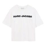 The Marc Jacobs T-Shirt Girocollo tinta unita con Logo Bianco per Neonato W60644 BIANCO THE MARC JACOBS 