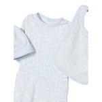 The Marc Jacobs Set Tutina-Cappello-Bavetta tinta unita Azzurro per Neonato W60668 AZZURRO THE MARC JACOBS 