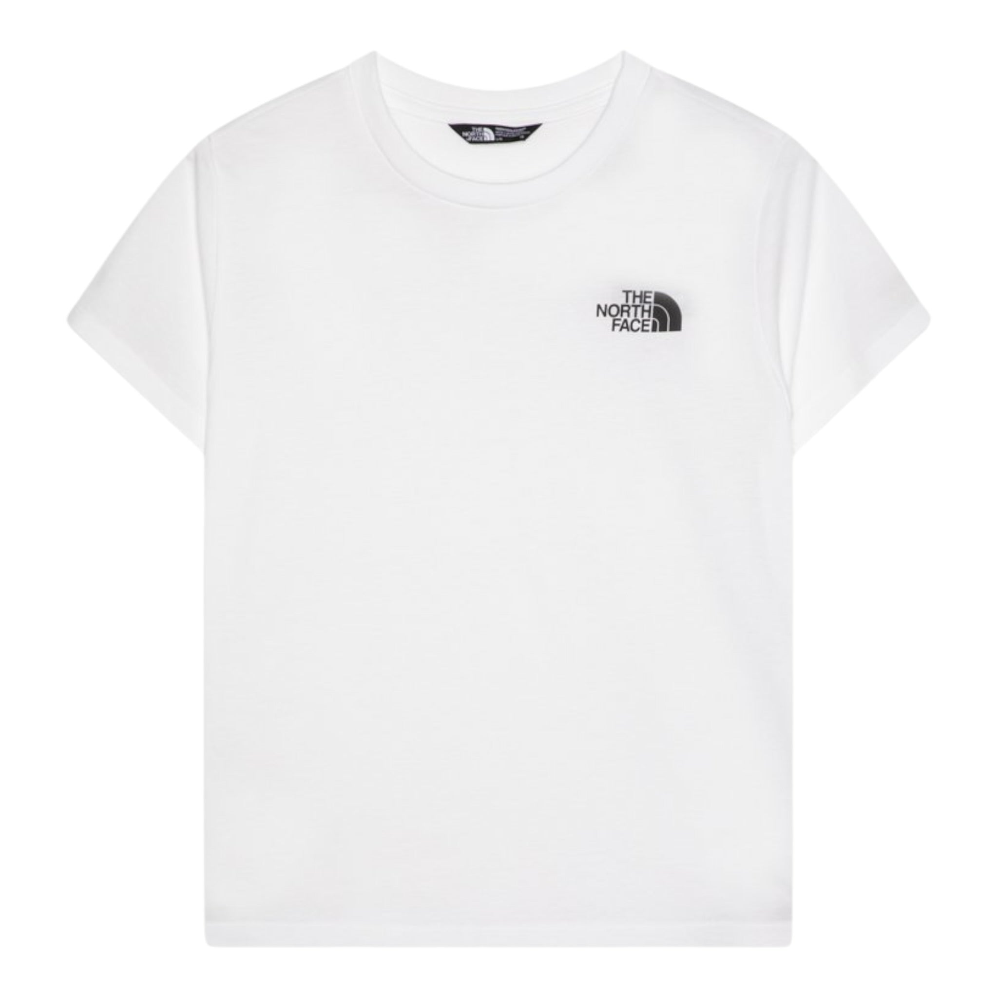 The North Face T-Shirt Girocollo tinta unita con Logo Bianco per Bambino NF0A87T4JK3 BIANCO THE NORTH FACE 
