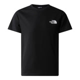 The North Face T-Shirt Girocollo tinta unita con Logo Nero per Bambino NF0A87T4JK3X NERO THE NORTH FACE 