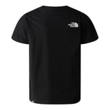 The North Face T-Shirt Girocollo tinta unita con Logo Nero per Bambino NF0A87T4JK3X NERO THE NORTH FACE 