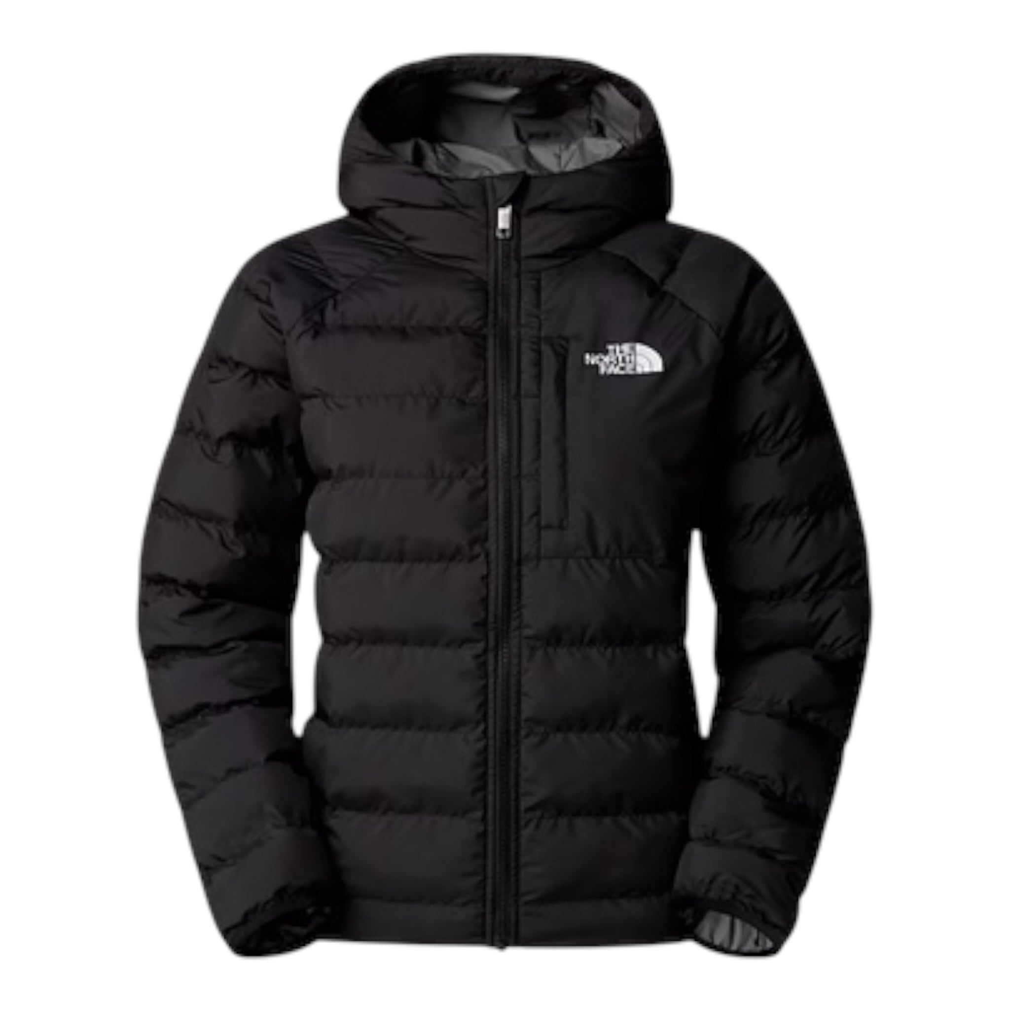 The North Face Giubbino Reversibile con Zip E Cappuccio Nero/Grigio per Bambina NF0A88TWW00 NERO/GRIGIO THE NORTH FACE 