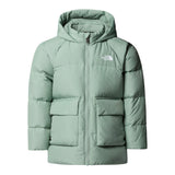 The North Face Giubbino tinta unita con Logo Verde per Bambino NF0A88VFBQ1 VERDE THE NORTH FACE 
