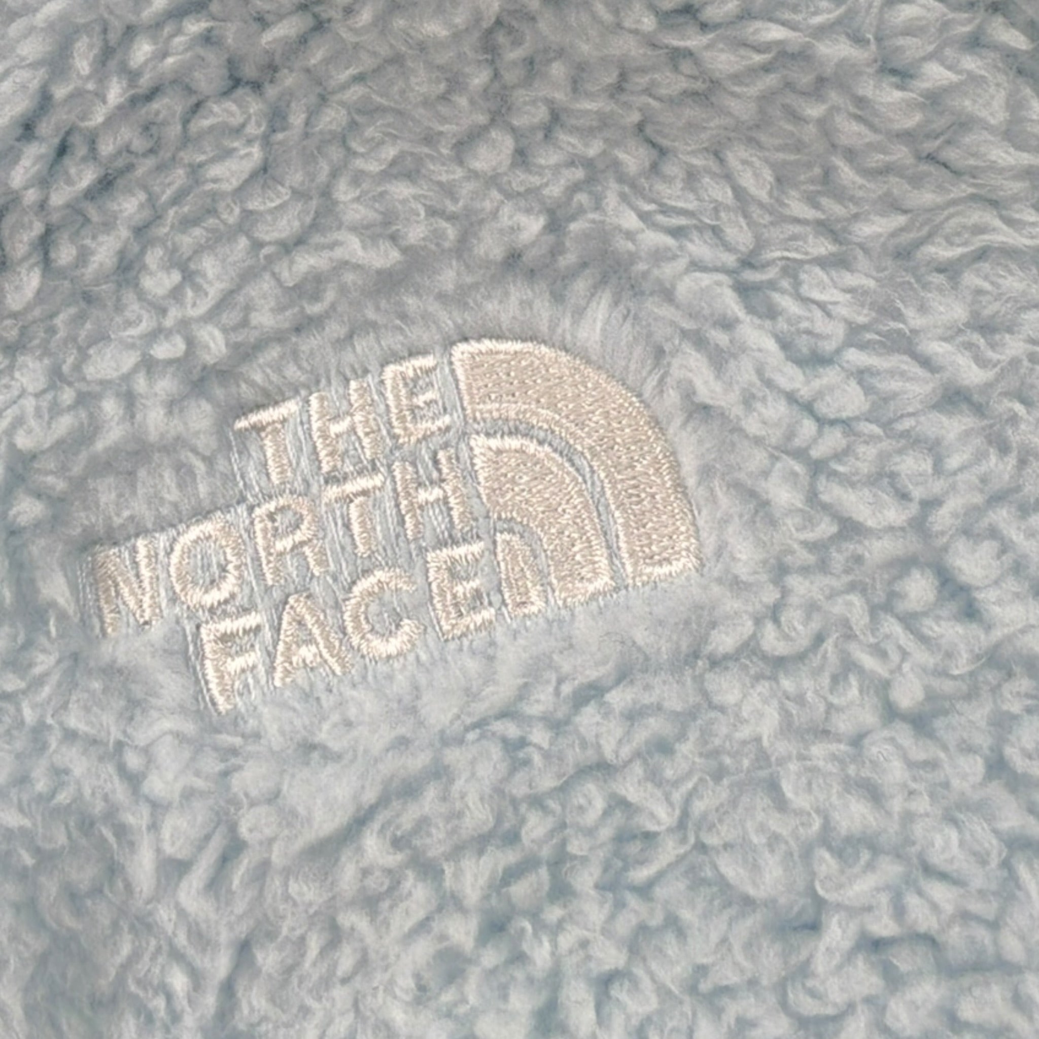 The North Face Giubbino tinta unita con Zip E Cappuccio Azzurro per Neonato NF0A88VWBP0 AZZURRO THE NORTH FACE 