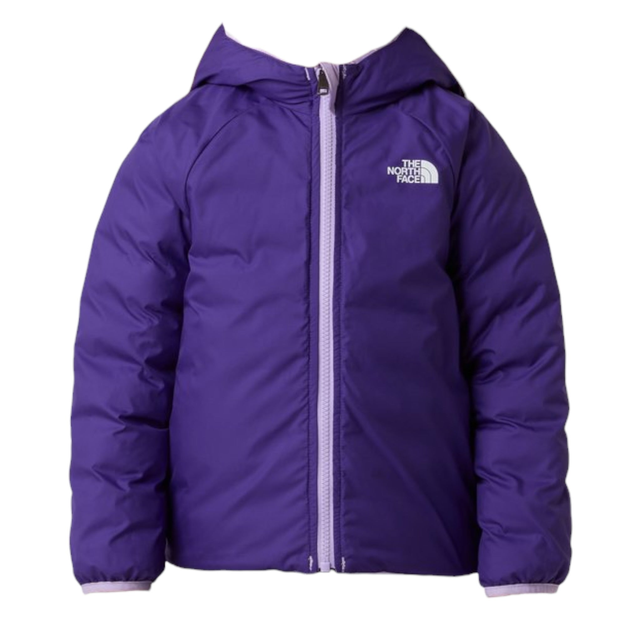 The North Face Giubbino Reversibile con Zip E Cappuccio Viola per Neonata NF0A88W3QZ1 VIOLA THE NORTH FACE 