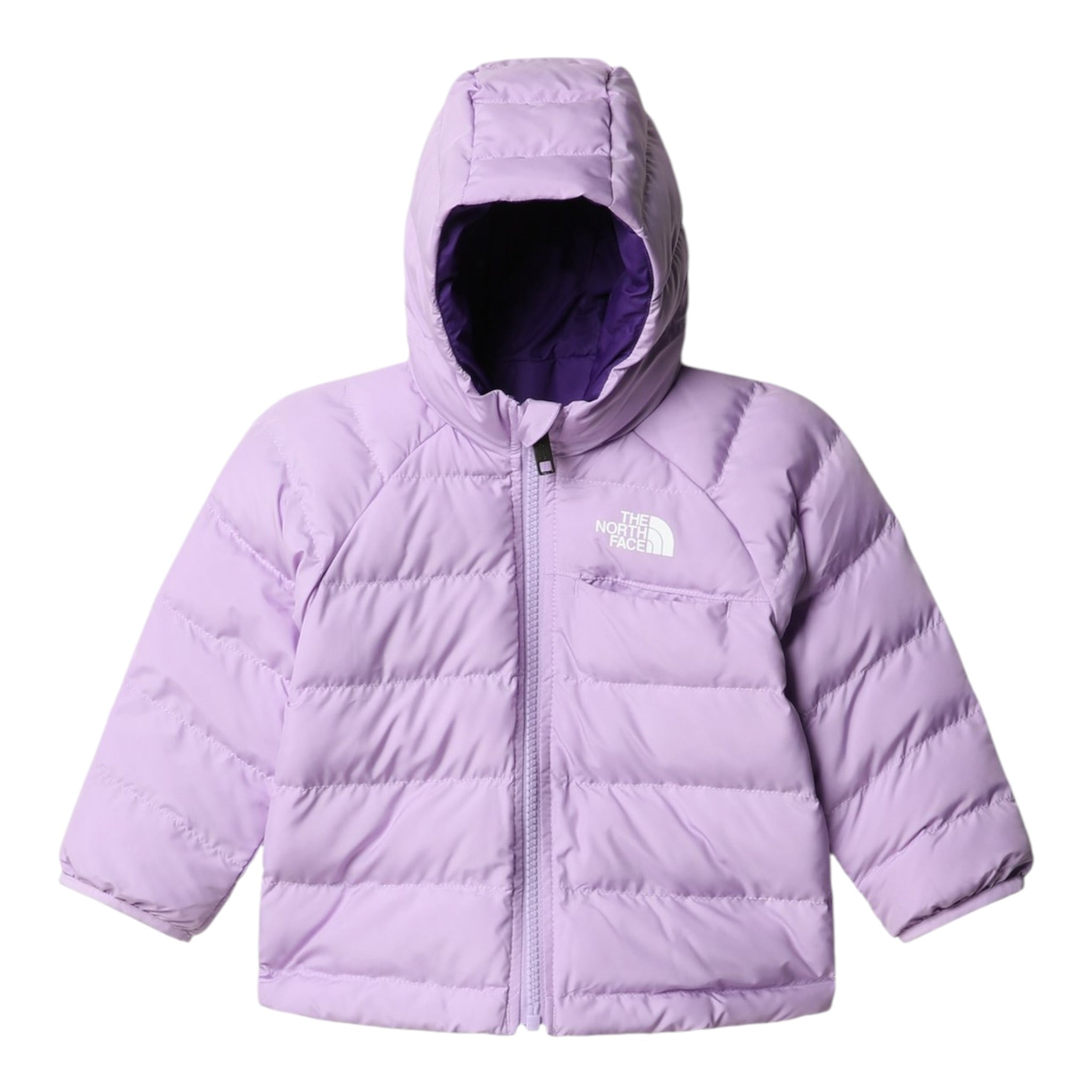 The North Face Giubbino Reversibile Bicolore Lilla/Viola per Neonata NF0A88W3QZI LILLA/VIOLA THE NORTH FACE 
