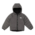 The North Face Giubbino tinta unita con Cappuccio Reversibile Nero/Grigio per Neonato NF0A88W3W00X NERO/GRIGIO THE NORTH FACE 