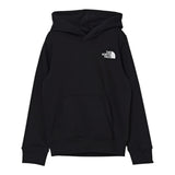 The North Face Felpa Chiusa con Cappuccio tinta unita con Logo Nero per Bambino NF0A89H9JK3 NERO THE NORTH FACE 